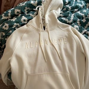 Alphalete cream hoodie